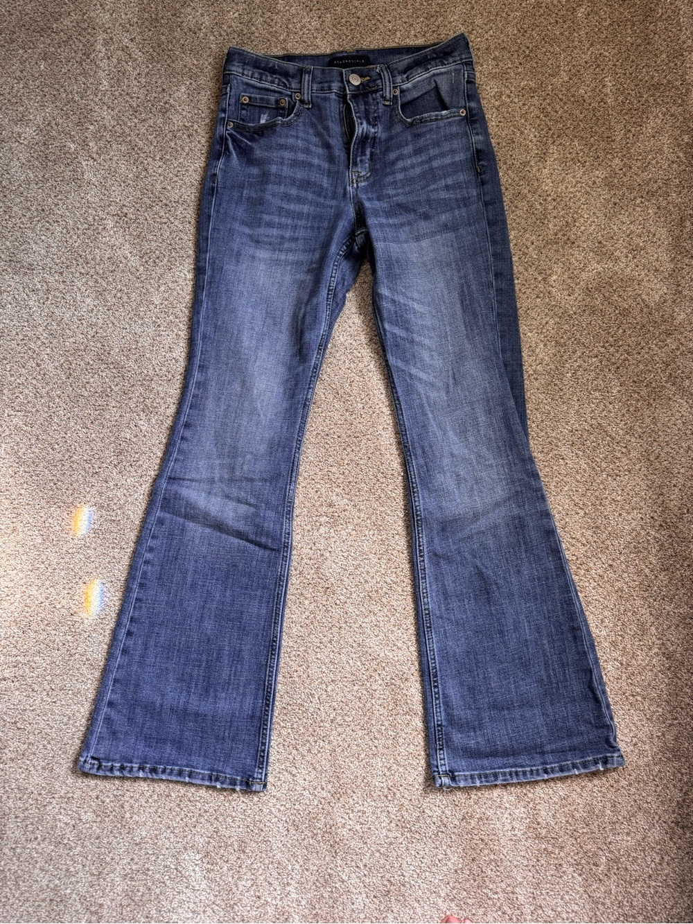 Aeropostale Dark Wash high rise Flare Jeans size 6